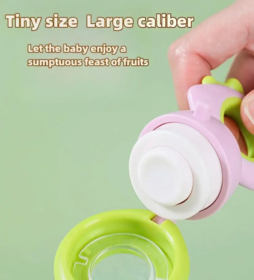 Cuddle Nest® Baby Fruit Feeder with Soft Silicone Teether