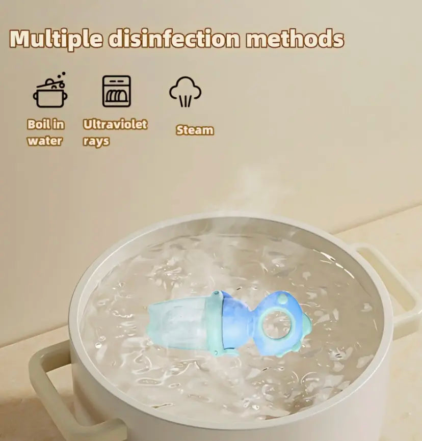 Cuddle Nest® Baby Fruit Feeder with Soft Silicone Teether