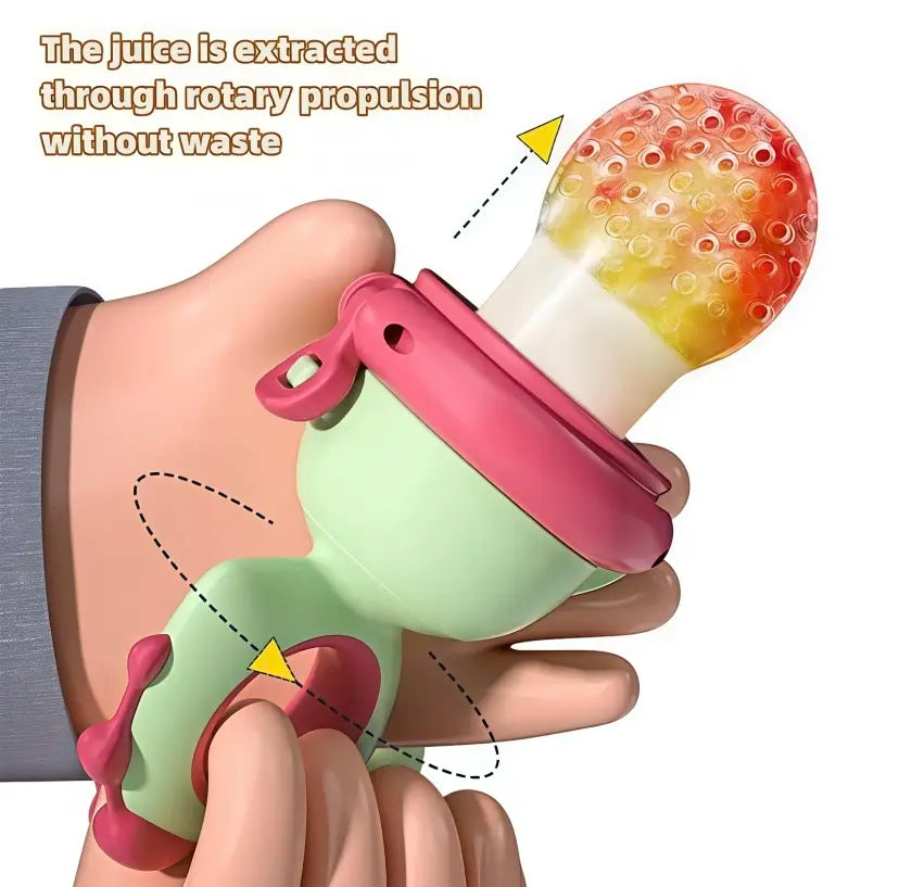 Cuddle Nest® Baby Fruit Feeder with Soft Silicone Teether