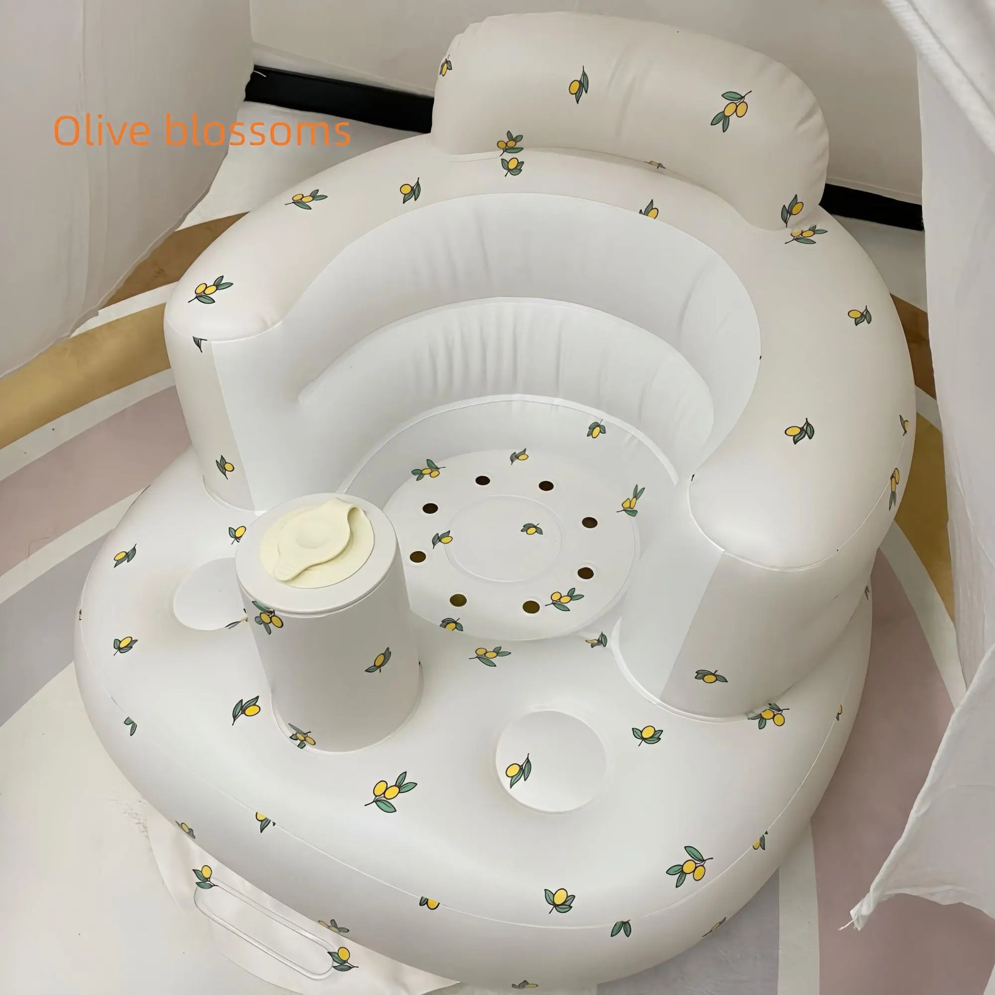 Cute Inflatable Baby Seat, Plant-Patterned Baby Sofa, Inflatable Baby Chair, Baby Furniture #GLOBAL PICKS